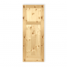 3 Panel Shaker Style Knotty Pine Door