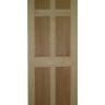 Custom 6 Raised Panel Door - 2 species (Ash on the outside Cherry in the panels)